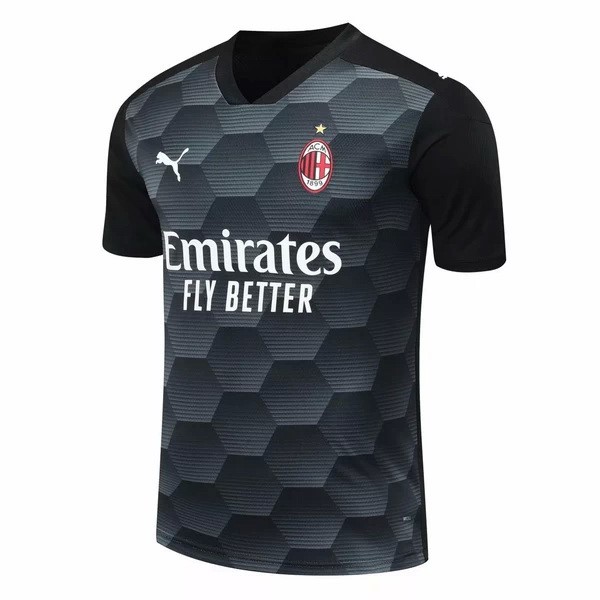 Camiseta AC Milan Replica Segunda Ropa Portero 2020/21 Negro